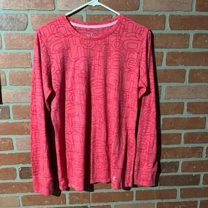 Pink Under Armour long sleeve shirt